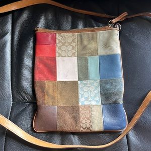 Coach patchwork cross body